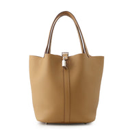 HERMES Picotin Lock Biscuit Taurillon Clemence Size MM