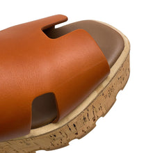 Load image into Gallery viewer, HERMES Eze 30 Sandals Natural Leather cork Size 36

