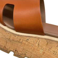 Load image into Gallery viewer, HERMES Eze 30 Sandals Natural Leather cork Size 36
