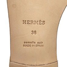 Load image into Gallery viewer, HERMES Trip Espadrille Shoes Light Blue Denim Straw Size 36
