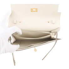 Load image into Gallery viewer, HERMES Kelly wallet long to go Craie Epsom
