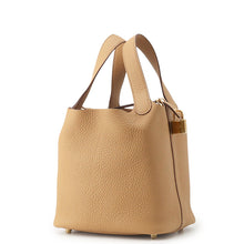 Load image into Gallery viewer, HERMES Picotin Lock Biscuit Taurillon Clemence Size PM
