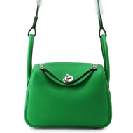 HERMES Lindy Bamboo Taurillon Clemence Size Mini