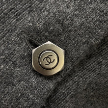 将图像加载到图库查看器中，CHANEL Knit dress Size 36 GrayP59321 Cashmere100%
