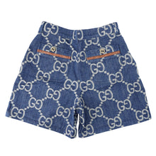 Load image into Gallery viewer, GUCCI GGDenim Shorts Size 42 Blue678807 Cotton100%
