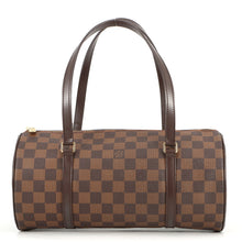 将图像加载到图库查看器中，LOUIS VUITTON Papillon RedN51303 Damier Ebene Canvas Size 30
