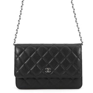 CHANEL Matelasse Chain wallet BlackAP0250 Caviar Leather