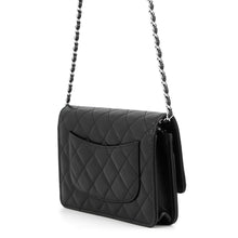 Load image into Gallery viewer, CHANEL Matelasse Chain wallet BlackAP0250 Caviar Leather
