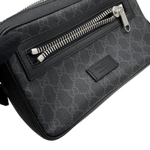 将图像加载到图库查看器中，GUCCI Crossbody Bag Black/Gray/Red474293 GG Supreme
