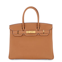 将图像加载到图库查看器中，HERMES Birkin Gold Togo Leather Size 30
