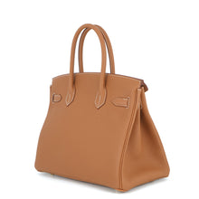 将图像加载到图库查看器中，HERMES Birkin Gold Togo Leather Size 30
