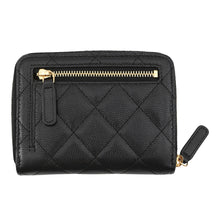 Load image into Gallery viewer, CHANEL Matelasse Round Zip Wallet BlackAP5016 Caviar Leather
