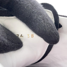 Load image into Gallery viewer, CHANEL CC Logo Sneakers Black/WhiteG47274 Leather suede Size 38

