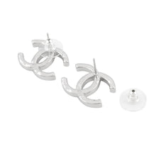将图像加载到图库查看器中，CHANEL CC Logo Earrings SilverABH287 Metal
