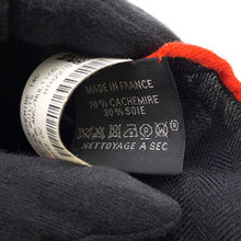 Load image into Gallery viewer, HERMES Giant Square American Quilt Size 140 Black/Multicolor Cashmere70% Silk30%

