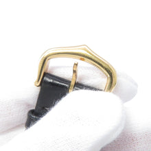 将图像加载到图库查看器中，CARTIER Must tank LM H30.5mm×W23mm Gold Plated Leather Ivory Dial366001
