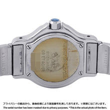 将图像加载到图库查看器中，CARTIER Santos Octagon SM W25mm Stainless Steel K18YG Ivory DialW2001683
