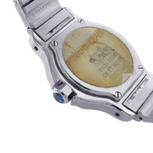 将图像加载到图库查看器中，CARTIER Santos Octagon SM W25mm Stainless Steel K18YG Ivory DialW2001683
