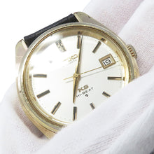 将图像加载到图库查看器中，SEIKO King Seiko Hi-Beat W37mm Stainless Steel Leather Silver Dial5625-7000
