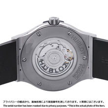 Load image into Gallery viewer, HUBLOT Classic fusion W45mm TI Rubber Black Dial511.NX.1171.RX
