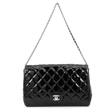 Load image into Gallery viewer, CHANEL Matelasse ChainShoulder Bag BlackA65051 Patent Leather Size 27
