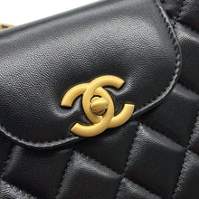 Load image into Gallery viewer, CHANEL Matelasse Mini Shopping Bag BlackAS4416 Leather

