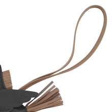将图像加载到图库查看器中，HERMES Rodeo Pegasus Black/Etoupe Lambskin Size PM
