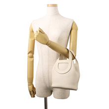 将图像加载到图库查看器中，HERMES in-the-loop Tote Bag Craie Taurillon Clemence Swift Leather Size 18
