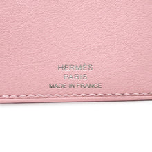 Load image into Gallery viewer, HERMES EA Zip Note Cover Rose Sakura Swift Leather

