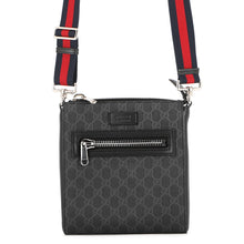 将图像加载到图库查看器中，GUCCI Messenger bag Black523599 GG Supreme Leather Size Small

