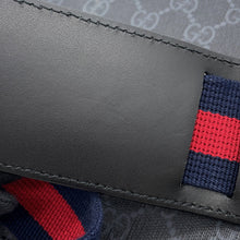 将图像加载到图库查看器中，GUCCI Messenger bag Black523599 GG Supreme Leather Size Small
