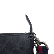 将图像加载到图库查看器中，GUCCI Messenger bag Black523599 GG Supreme Leather Size Small
