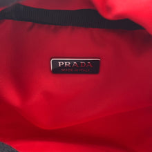 Load image into Gallery viewer, PRADA Multi-pocket 2-way Shoulder Bag Black/Red1BB061 Nylon Leather
