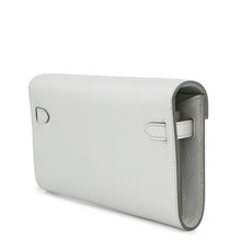 Load image into Gallery viewer, HERMES Kelly wallet long to go Argent Chevre Shamqila
