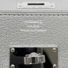 Load image into Gallery viewer, HERMES Kelly wallet long to go Argent Chevre Shamqila
