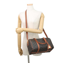 Load image into Gallery viewer, CELINE Triomphe Travel Bag Tan119572CAS.04LU PVC Leather Size Large
