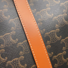 Load image into Gallery viewer, CELINE Triomphe Travel Bag Tan119572CAS.04LU PVC Leather Size Large
