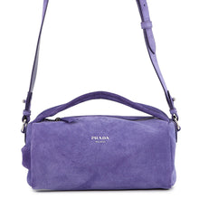 Load image into Gallery viewer, PRADA Shoulder Bag Purple2VH188 suede
