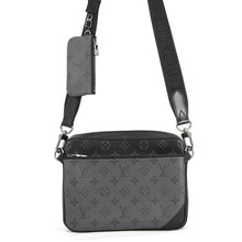 将图像加载到图库查看器中，LOUIS VUITTON Trio Messenger NoirM69443 Monogram Eclipse Monogram Eclipse Reverse

