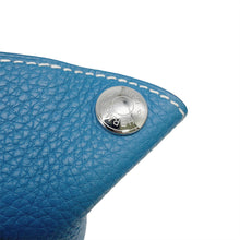 将图像加载到图库查看器中，HERMES Videpoches Shoulder Bag New Blue Jean Togo Leather
