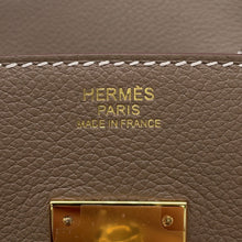 将图像加载到图库查看器中，HERMES ShoulderBirkin Etoupe Evercolor Size 29

