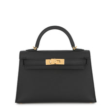 Load image into Gallery viewer, HERMES Mini Kelly 2 Black Epsom
