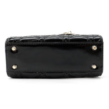 Load image into Gallery viewer, Dior Lady Dior Canage BlackM0505OWCB_M900 Patent Calf Leather Size Mini
