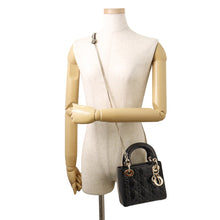 Load image into Gallery viewer, Dior Lady Dior Canage BlackM0505OWCB_M900 Patent Calf Leather Size Mini
