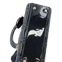Load image into Gallery viewer, Dior Lady Dior Canage BlackM0505OWCB_M900 Patent Calf Leather Size Mini

