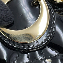 Load image into Gallery viewer, Dior Lady Dior Canage BlackM0505OWCB_M900 Patent Calf Leather Size Mini
