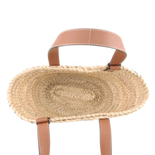 Load image into Gallery viewer, LOEWE Basket Bag Natural/Brown327.02.S93 Raffia Leather

