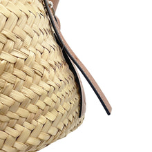 Load image into Gallery viewer, LOEWE Basket Bag Natural/Brown327.02.S93 Raffia Leather
