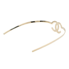 Load image into Gallery viewer, CHANEL CC Logo Headband Gold Metal
