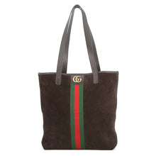 Load image into Gallery viewer, GUCCI Ophidia Tote Bag Dark Brown?834465 AAE1D 2041 Suede leather Size Medium
